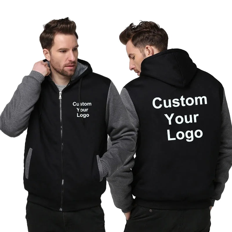 Jackets Men Fashion Hoodies Customize Your Logo