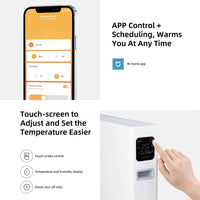 Smartmi Electric Heater 1S, Fast Heat Convector, Mi-Home App Control, Waterproof