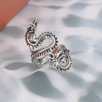 Pack of 20 vintage punk snake rings