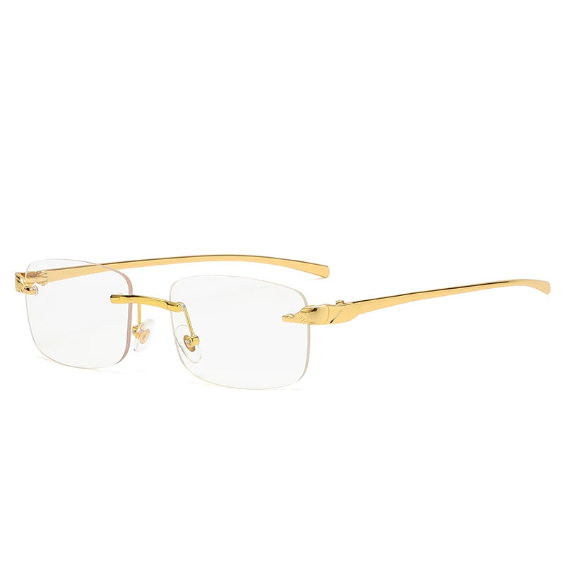 rimless sunglasses