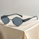 Trendy hexagonal sunglasses