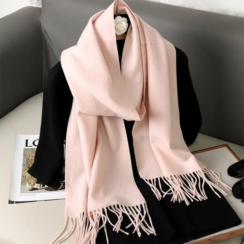 Cashmere winter scarf 62 colorsAzizaK