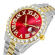 Montre Hip Hop Iced Out de marque de luxe avec diamant