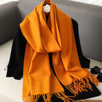 Cashmere winter scarf 62 colorsAzizaK