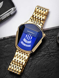 Luxury Brand Fashion Gold Wristwatch