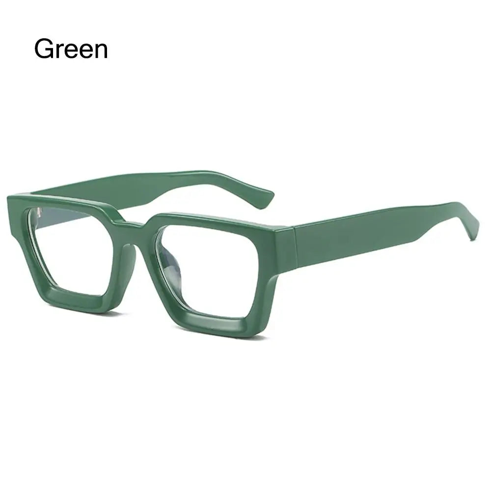 Square anti-blue light glasses