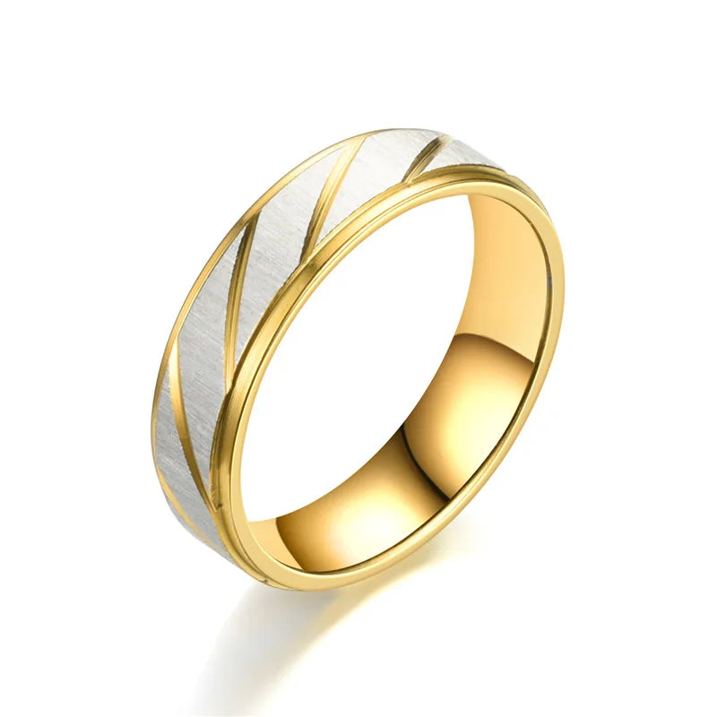 Unique Wave Pattern Couple Rings For (Men/Women)