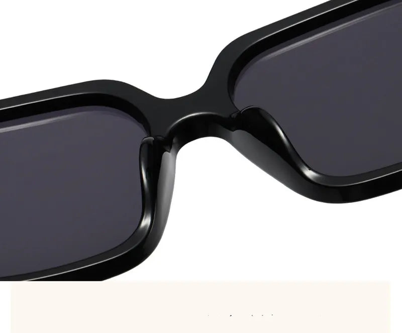 trendy square frame sunglasses