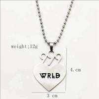 Juice WRLD stainless steel pendant necklace for women and men