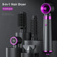 Electric Hair Dryer 5 in 1 Multifunctional Hair Straightener Negative Ion Hair Care Curler Blow Dryer Styling Set Strong Wind