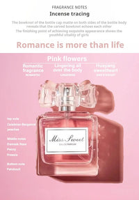 Miss Sweetheart Perfume with Pheromones 50 ml lasts 24 to 48 hours Light floral notes Originals Daily encounters