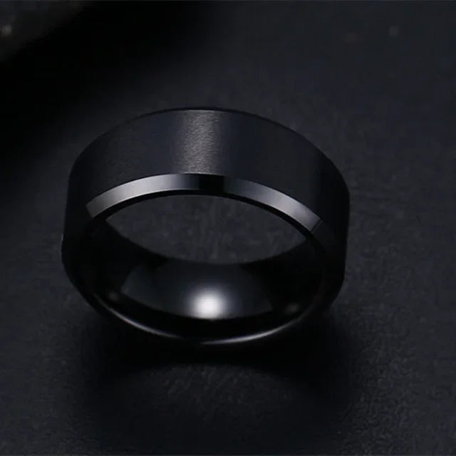 Stainless steel wedding ring rings