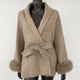 Premium Double-Faced Genuine Wool Fur Coat