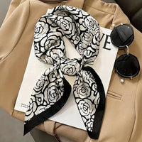 Luxury Brand Fashion Silk Square Scarf 70cm