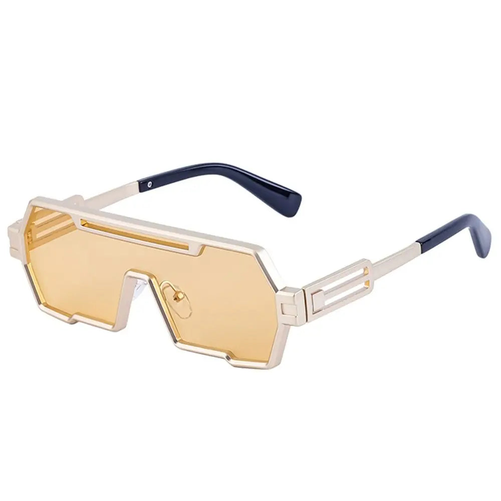 Irregular Square Metal Sunglasses