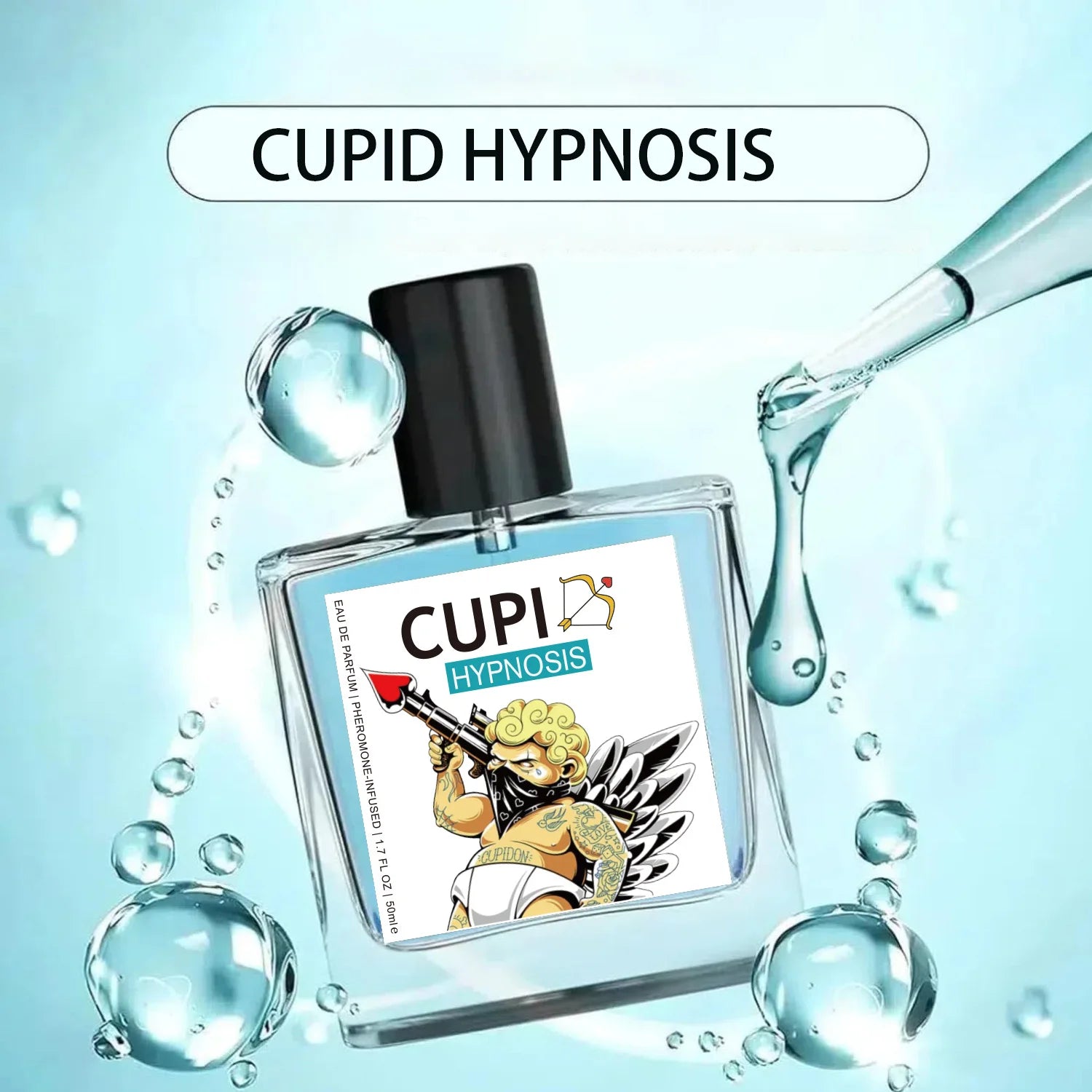 Cupid Hypnosis Perfume 50ML Original Pheromone Perfumes Long Lasting Cologne Light Fragrance