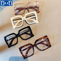 Square anti-blue light glasses