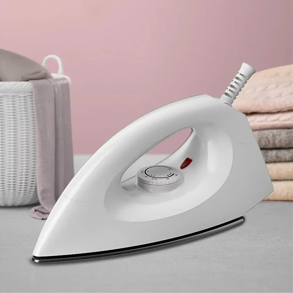 Electric Iron 1000W 5 Gear Adjustable Household Dry Ironing without Water Iron Hot Drilling Heat Transfer for Home Travel