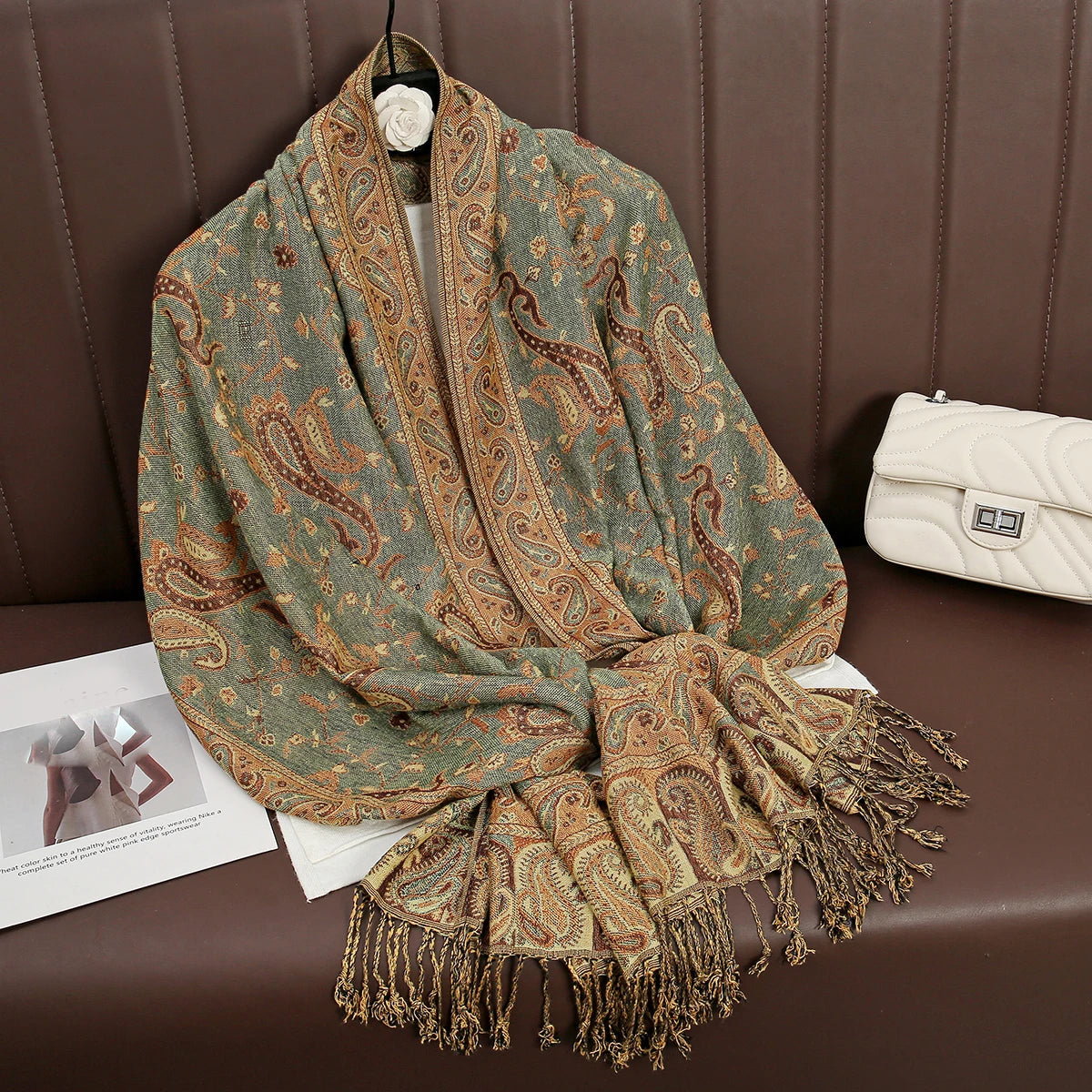 Luxury Brand Pashmina Cashmere Scarf