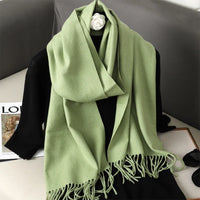 Cashmere winter scarf 62 colorsAzizaK