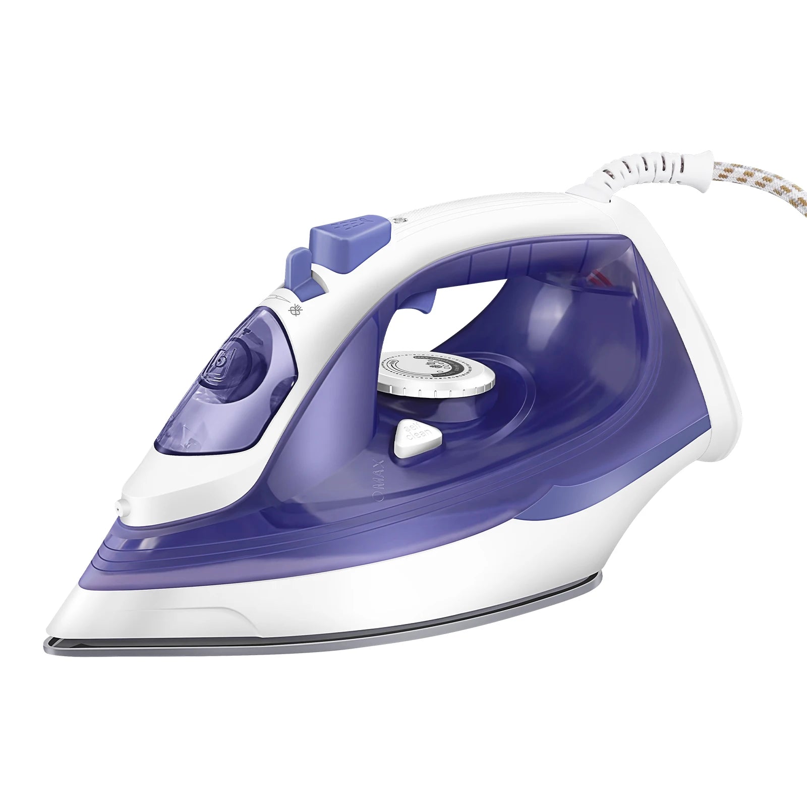 DayPlus Electric Iron Portable Steam Iron, 2400W Powerful Steam Function, Non-stick Stainless Steel Soleplate,350ml Water Tank