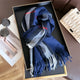 Fashionable cashmere imitation scarf for autumn and winter