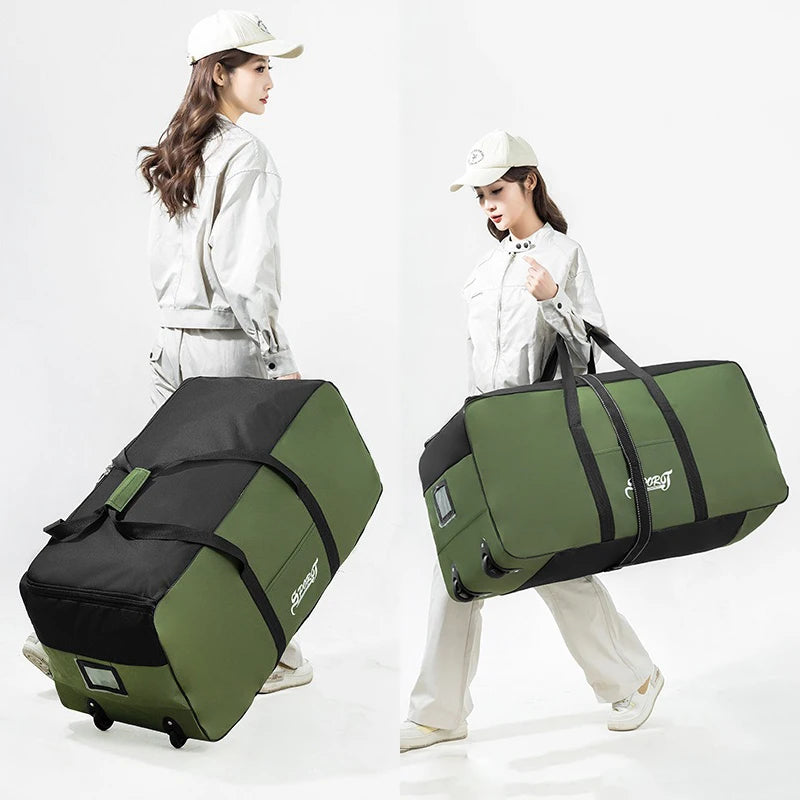 Unisex wheeled travel bag