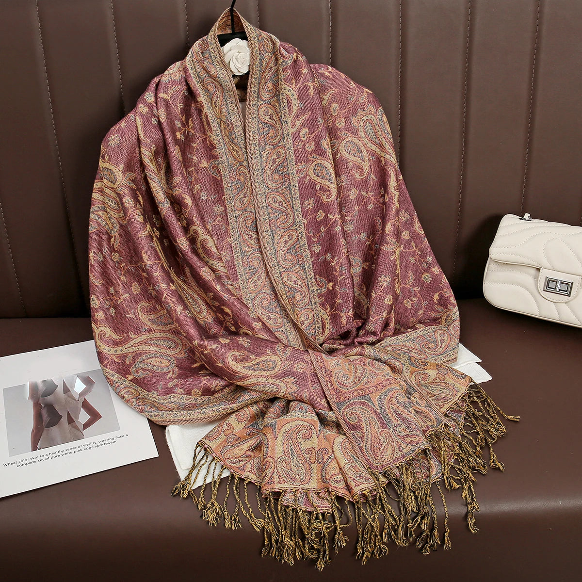 Luxury Brand Pashmina Cashmere Scarf