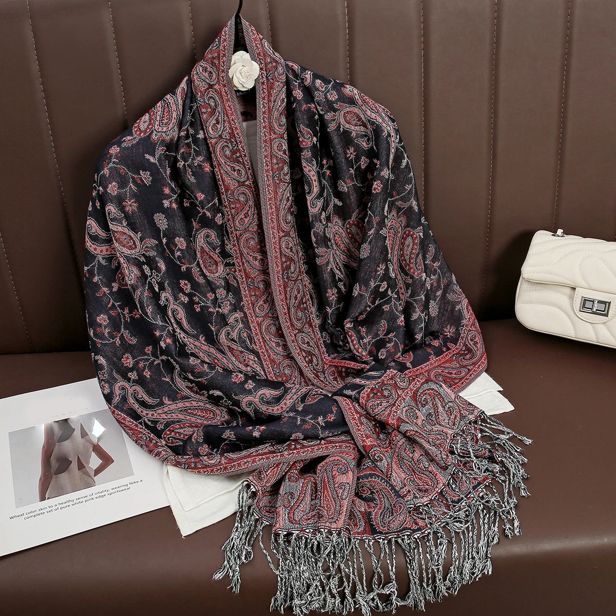 Luxury Brand Pashmina Cashmere Scarf