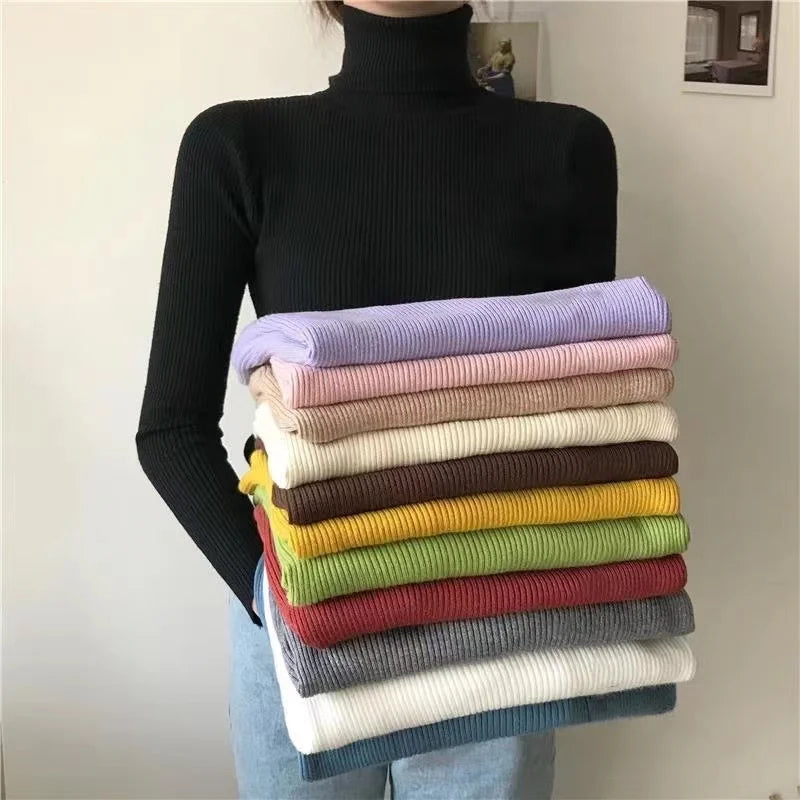 Simple turtleneck sweater