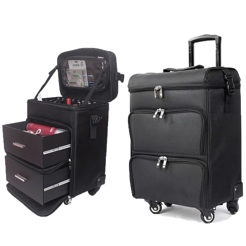 Professional makeup trolley case, beautician