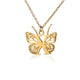 A - Z Initial Letter Collar Butterfly Necklace For WomenAzizaK