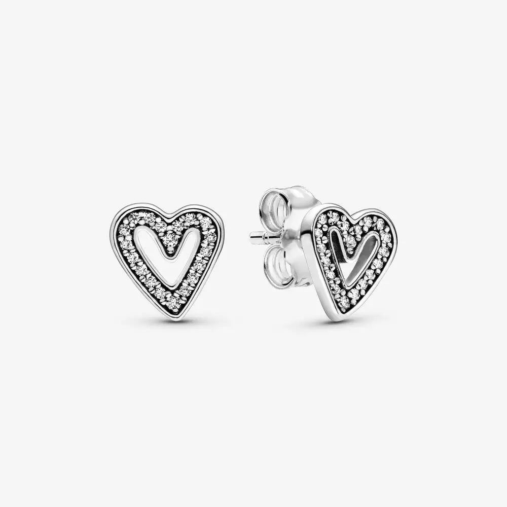 Genuine 925 sterling silver earrings