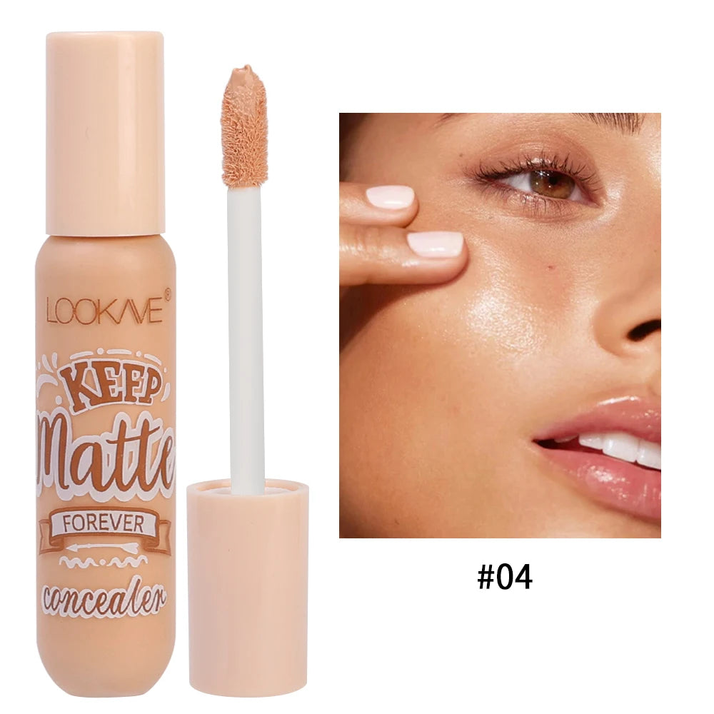 Waterproof Matte Liquid Concealer Cream Moisturizing Makeup Cover Acne Dark Circles Foundation Contouring Face Contouring