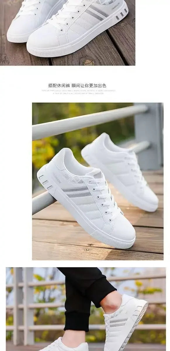 Men’s White Sports Tennis Shoes