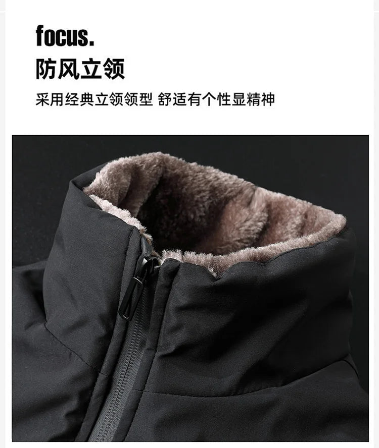 thick and warm padded cotton jacket