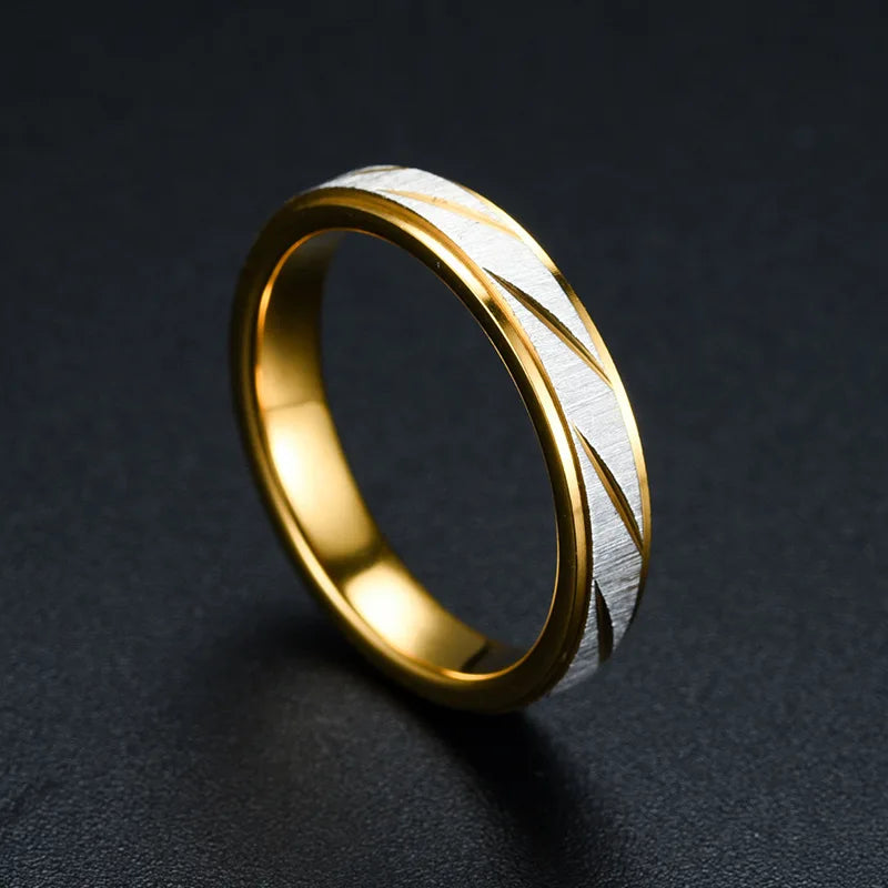 Unique Wave Pattern Couple Rings For (Men/Women)