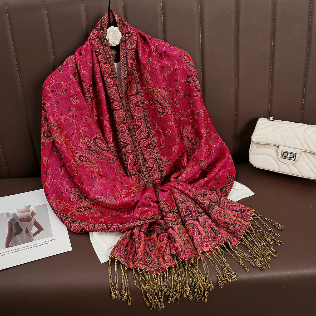 Luxury Brand Pashmina Cashmere Scarf