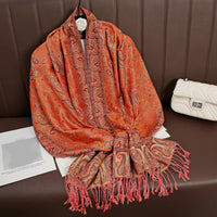 Luxury Brand Pashmina Cashmere Scarf