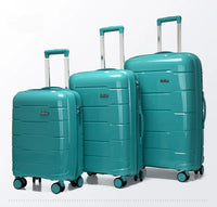 Set of 3 rolling travel suitcases