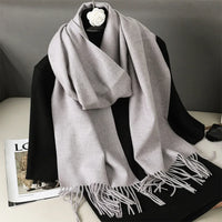 Cashmere winter scarf 62 colorsAzizaK