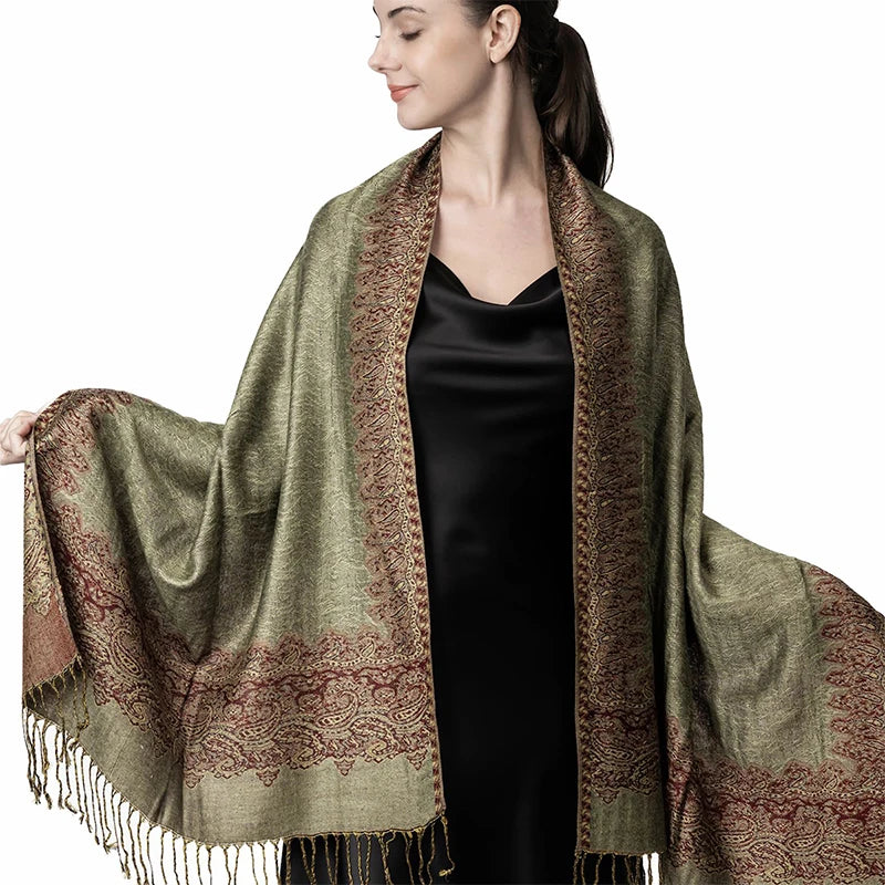 Luxury Brand Pashmina Cashmere Scarf