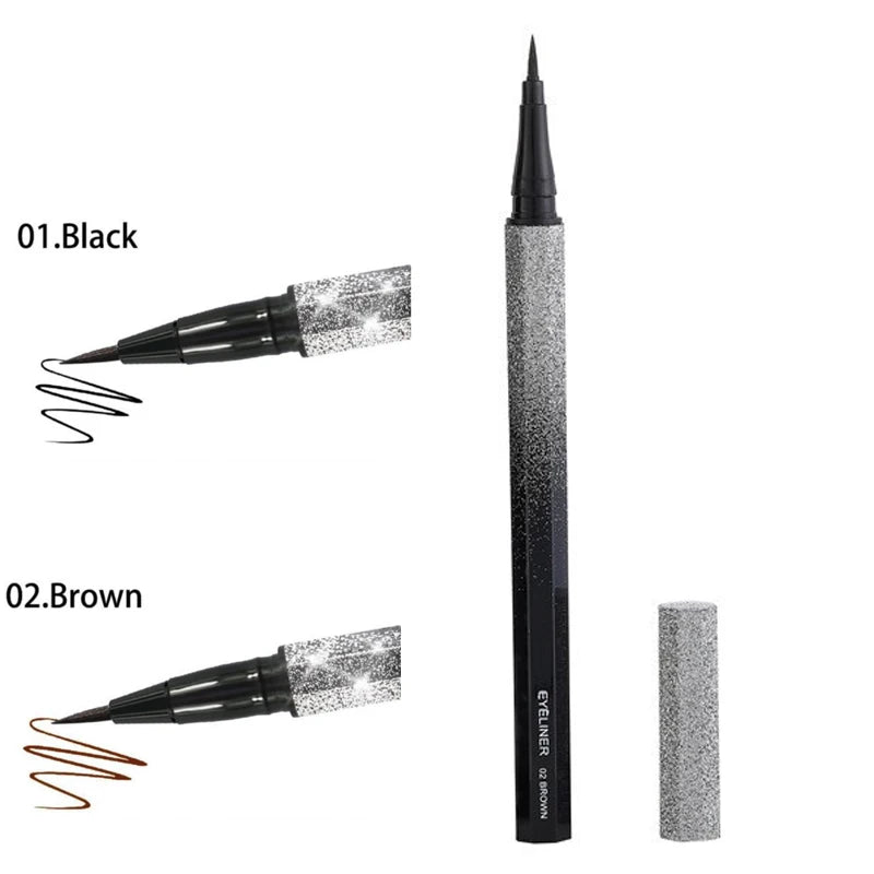 Long-lasting, waterproof and smudge-proof liquid eyeliner, high-quality professional cosmetic eyeliner pen