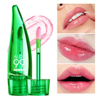 Langmanni Aloe Vera Moisturizing Lip Gloss - Color Changing Lip Glaze - Warming Sensation - Long Lasting Hydrating Lip Oil