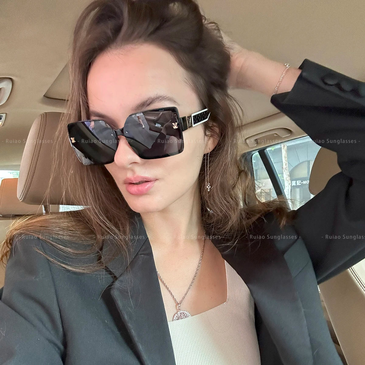 Luxury Square Designer Sunglasses