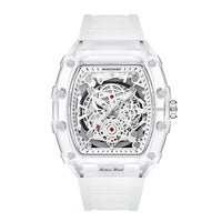 UTHAI BK134 Personalized Transparent Hollow Barrel Quartz Watch