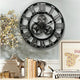 Retro industrial style wall clock