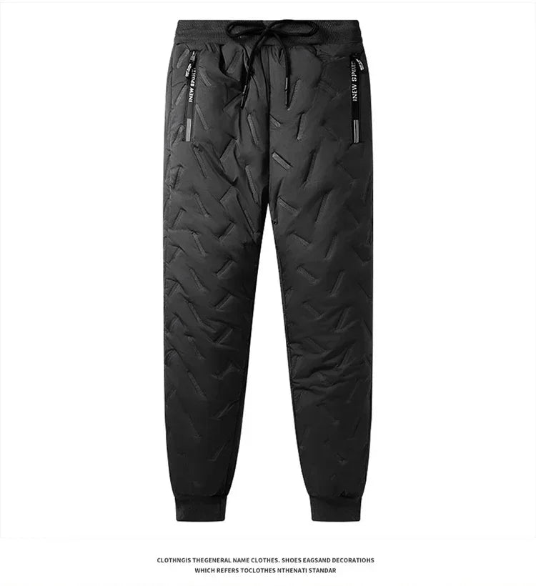 Thick and warm winter tracksuit in lambswool lined with fleece, jacket + pants