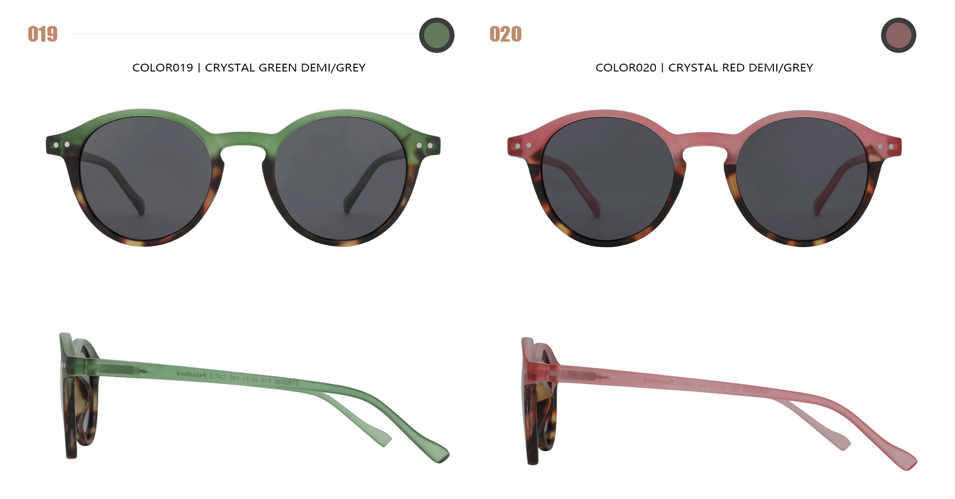 ZENOTTIC (size S) round sunglasses UV400 protection glasses Shades