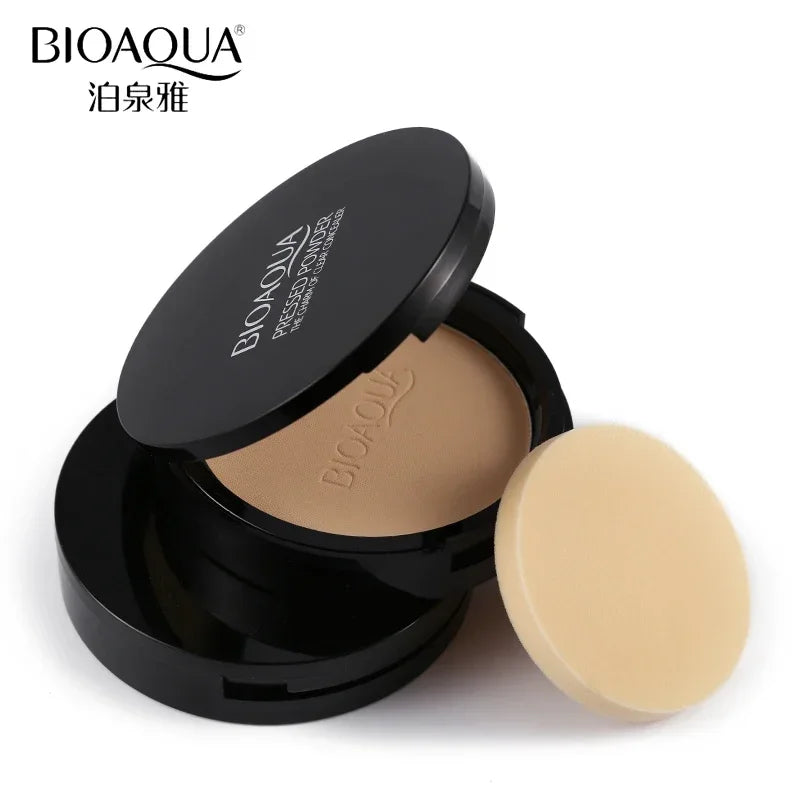 BIOAQUA Brand Face Base Mineral Pressed Powder Makeup Matte Smooth Concealer Control Oil Foundation Contour Make Up Cosmetics